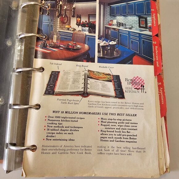 Better Homes Cookbook flaws ephemera paper craft Scrapbooking Collage Mixed Medi - Picture 6 of 11